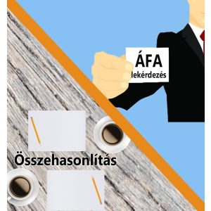 ÁFA lekérdezés és könyvelési adatok összehasonlítása a NAV adataival